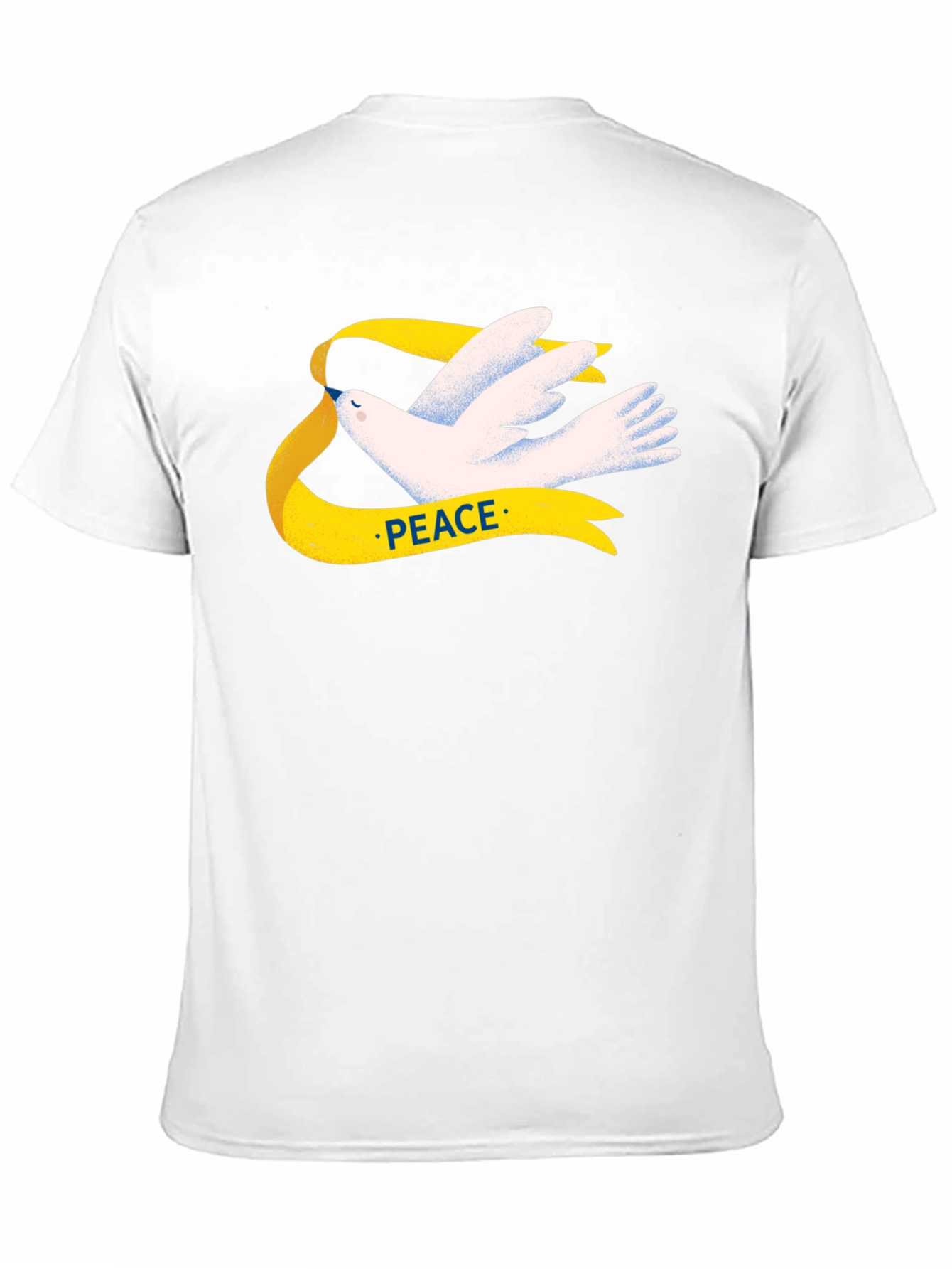 Peace Dove T-Shirt - Black Cotton Graphic Tee