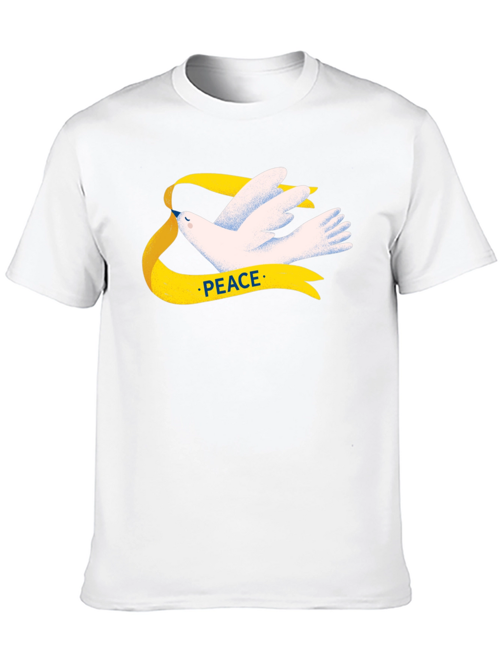 Peace Dove T-Shirt - Black Cotton Graphic Tee