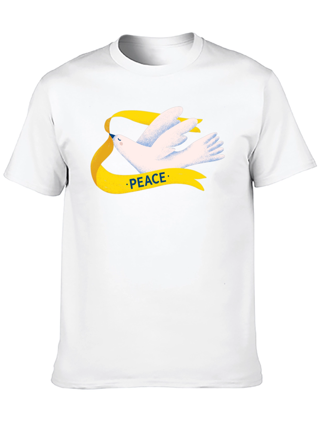 Peace Dove T-Shirt - Black Cotton Graphic Tee