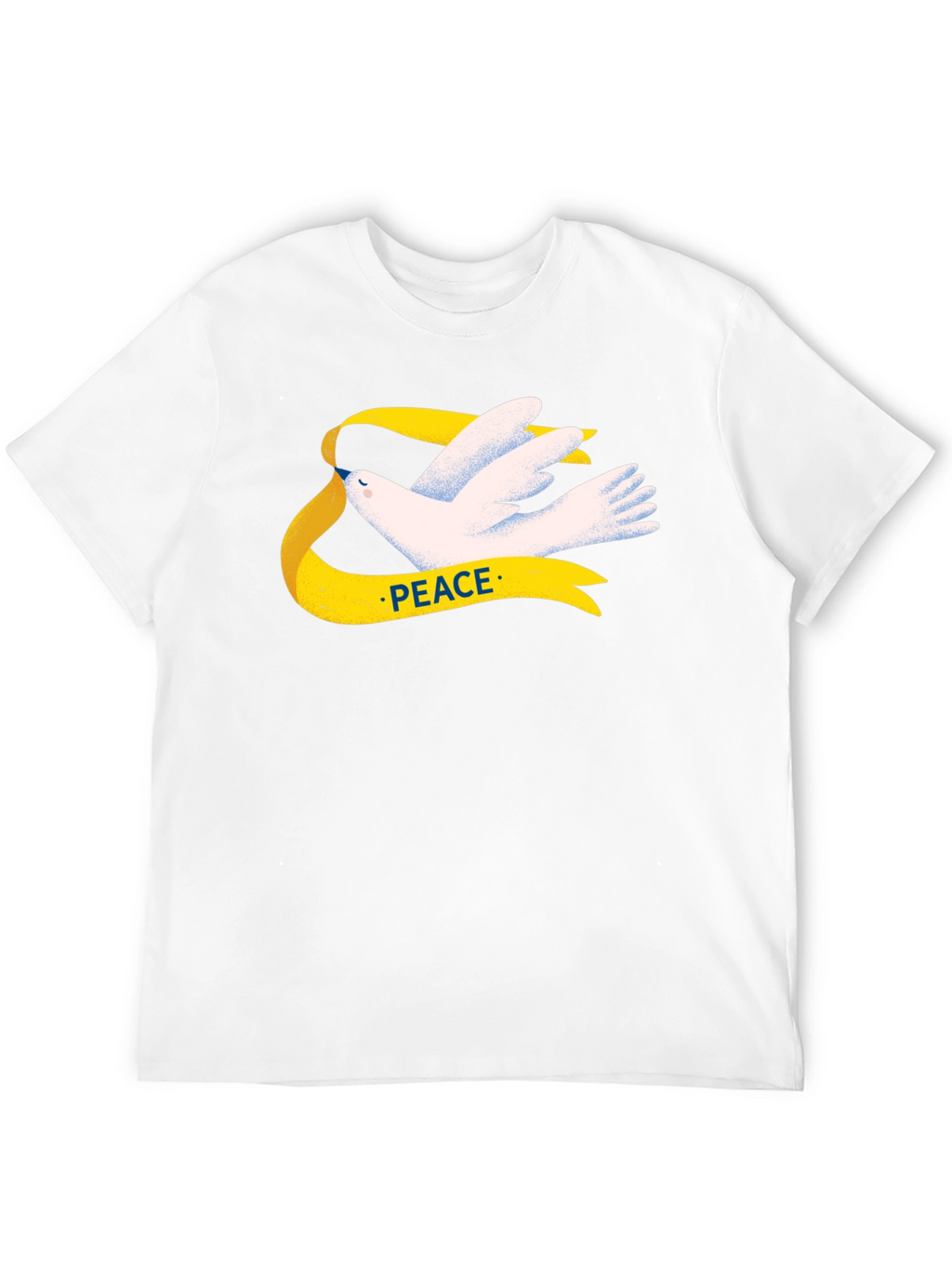 Peace Dove T-Shirt - Black Cotton Graphic Tee