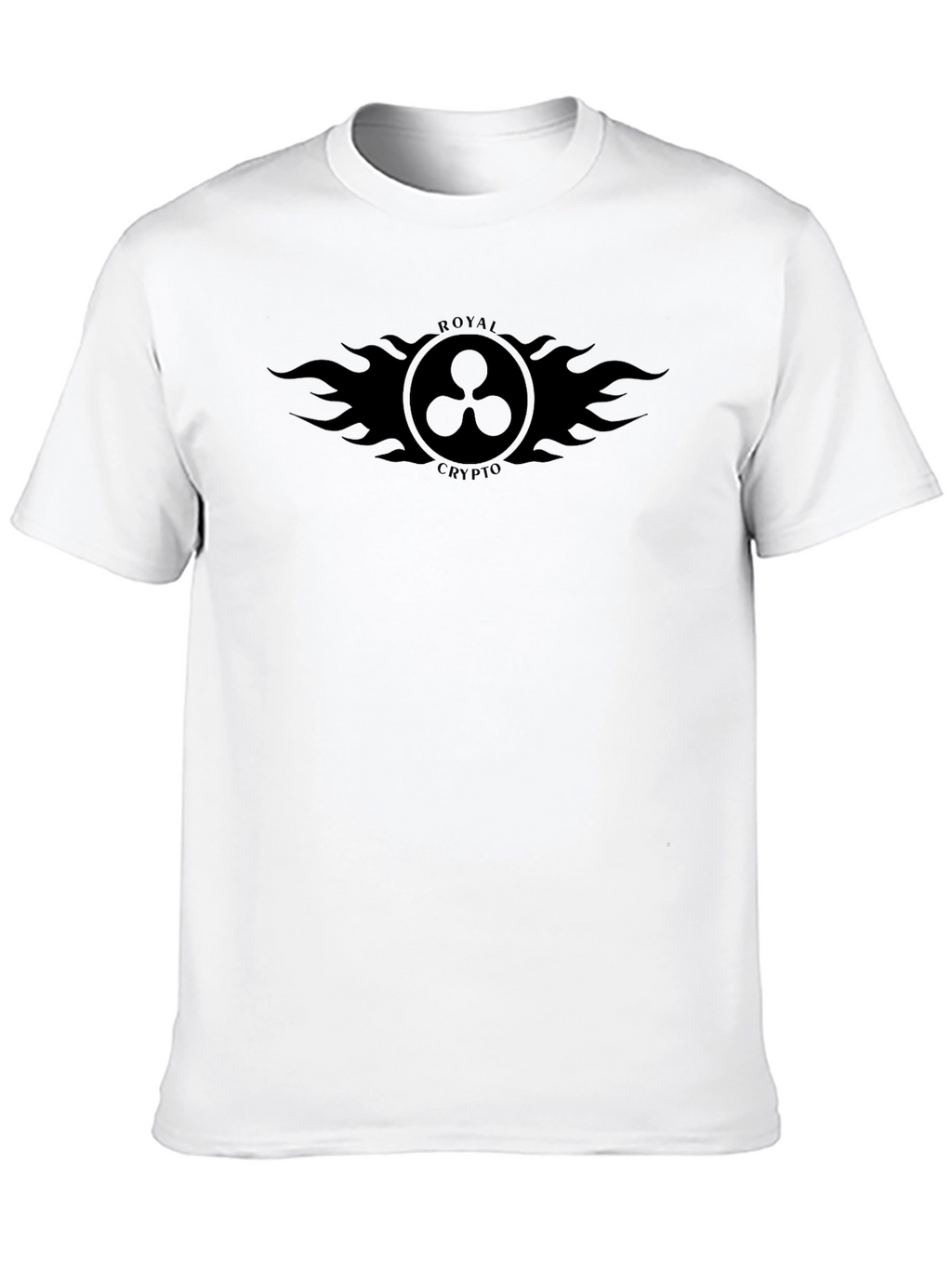 Royal Ripple Crypto Black T-Shirt