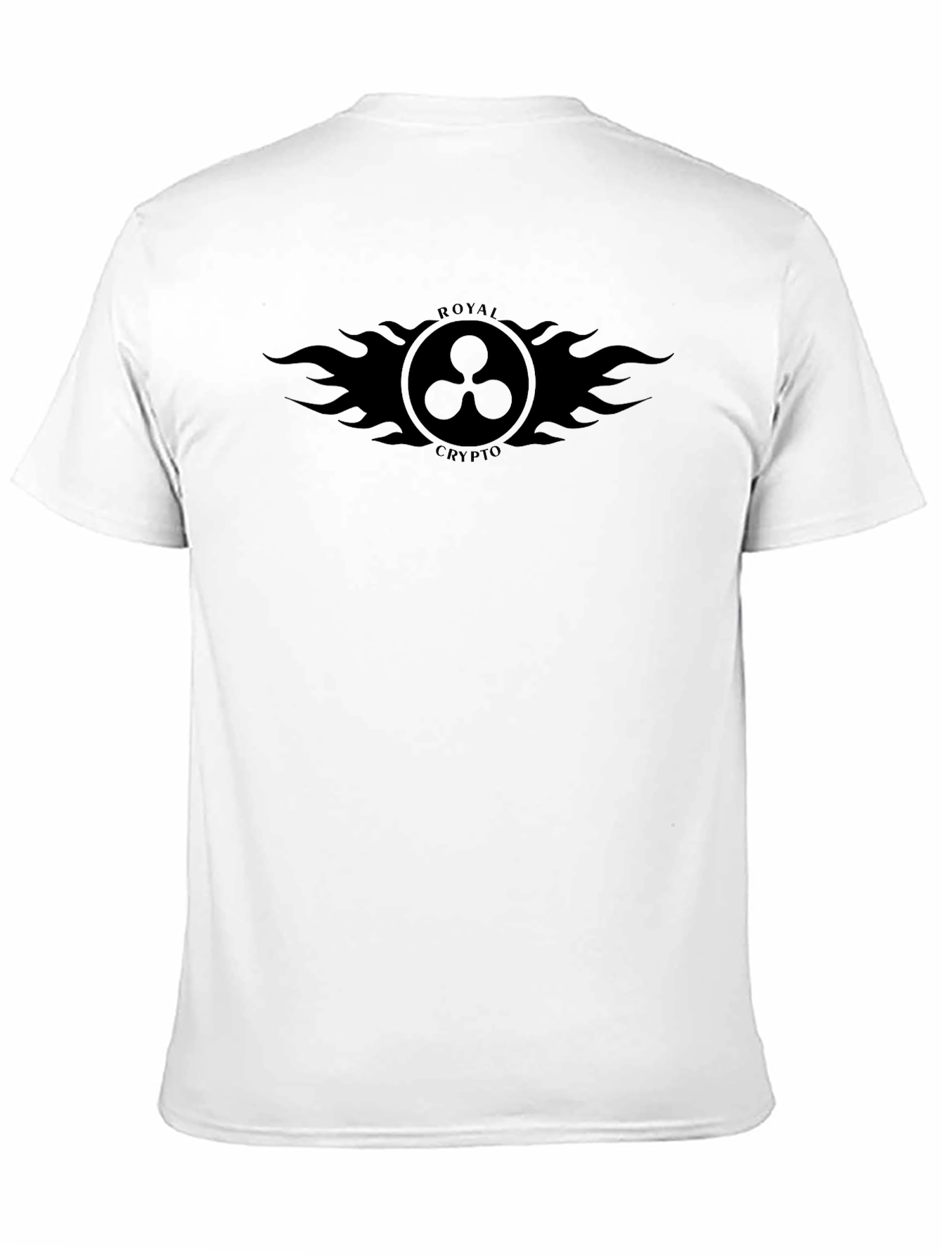Royal Ripple Crypto Black T-Shirt
