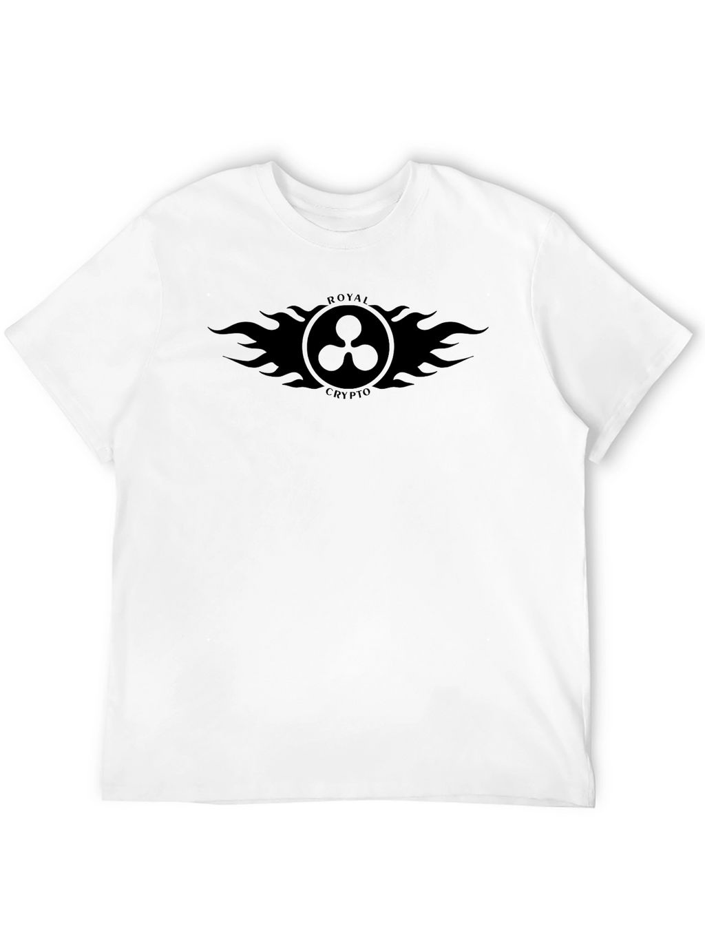 Royal Ripple Crypto Black T-Shirt