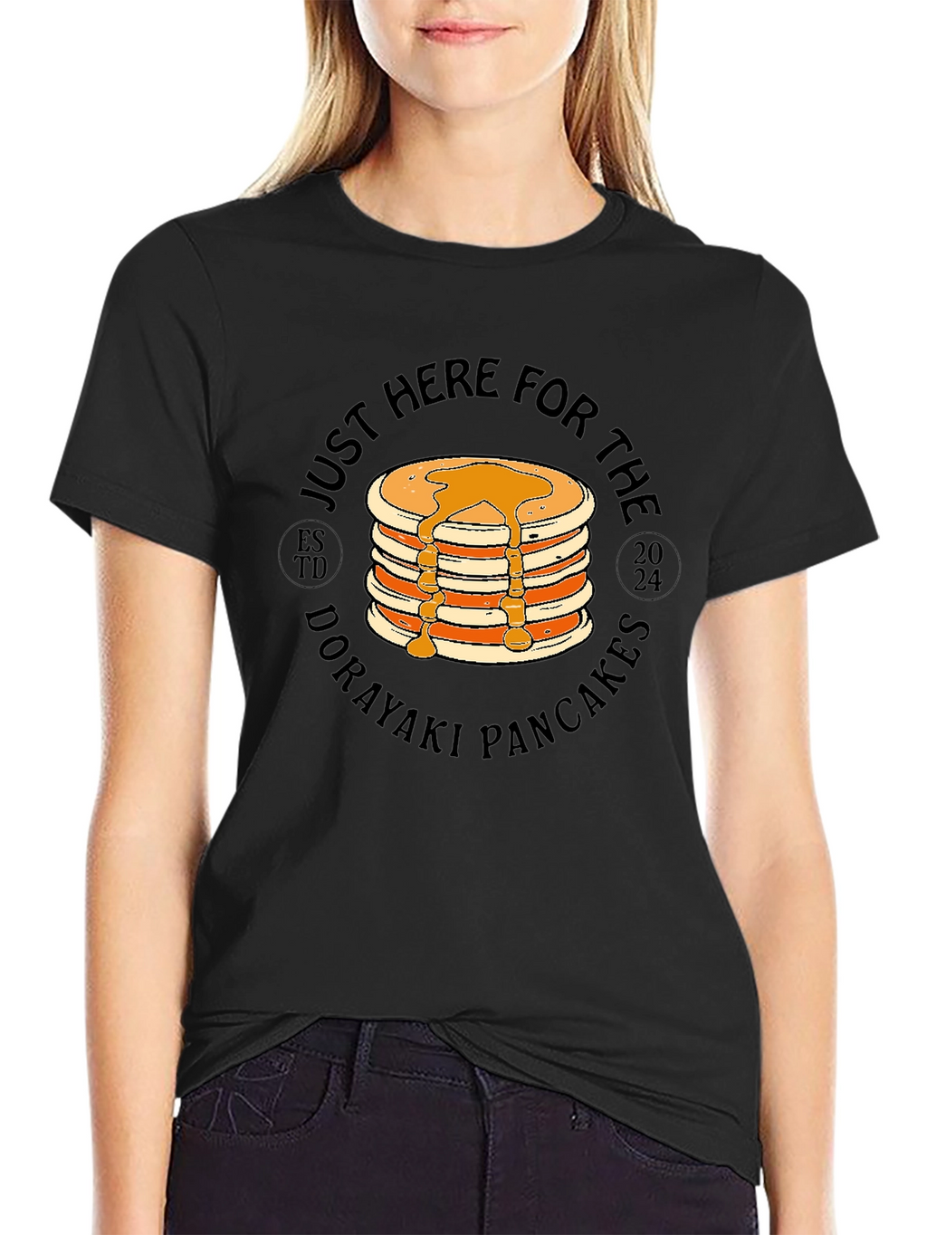 Just Here For The Dorayaki Pancakes T-Shirt