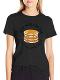 Just Here For The Dorayaki Pancakes T-Shirt