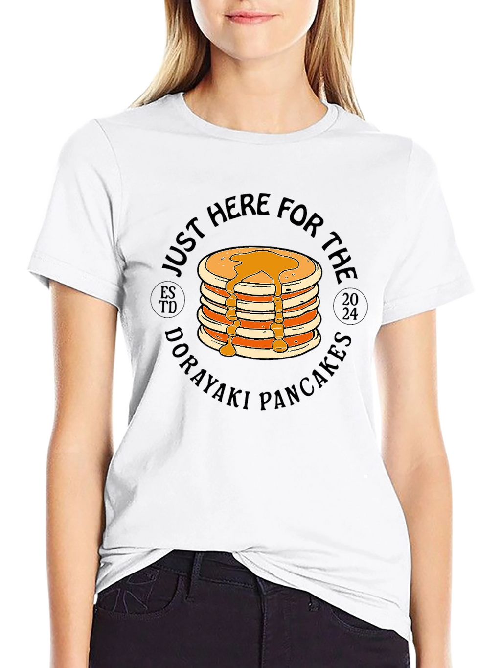 Just Here For The Dorayaki Pancakes T-Shirt