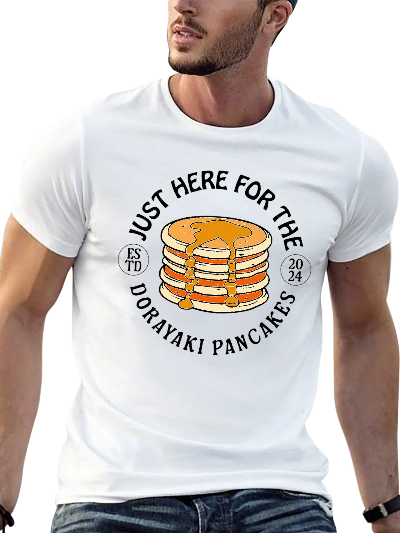 Just Here For The Dorayaki Pancakes T-Shirt