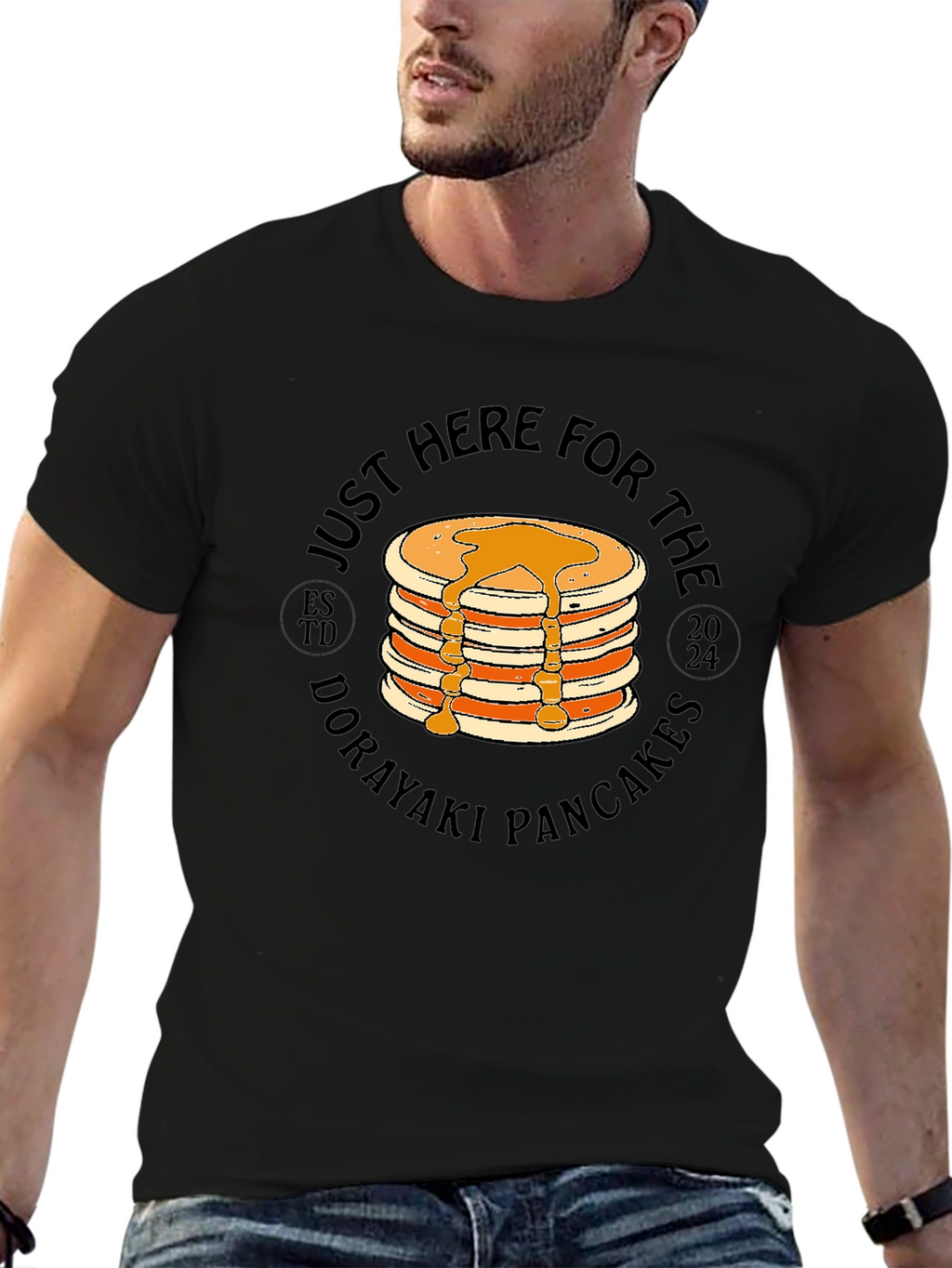 Just Here For The Dorayaki Pancakes T-Shirt
