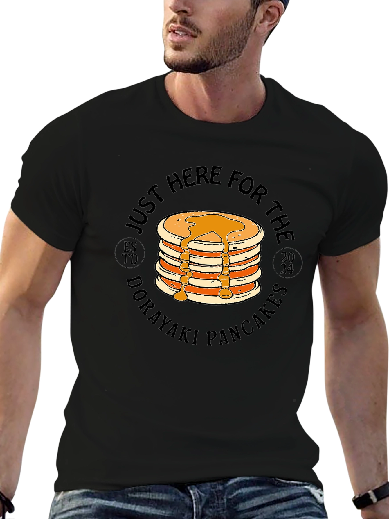 Just Here For The Dorayaki Pancakes T-Shirt