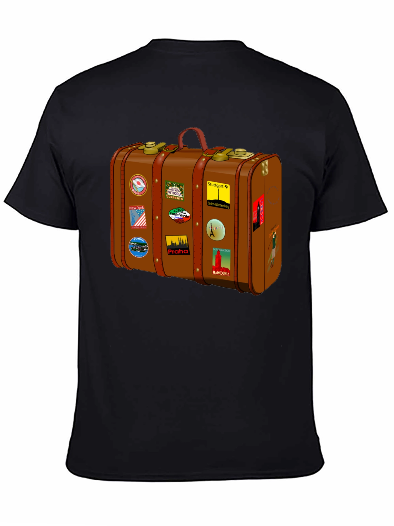 Suitcase Travel T-Shirt