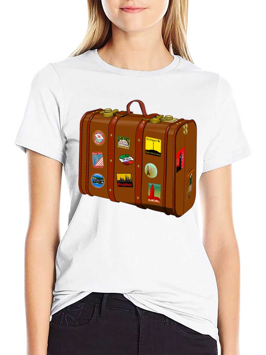 Suitcase Travel T-Shirt