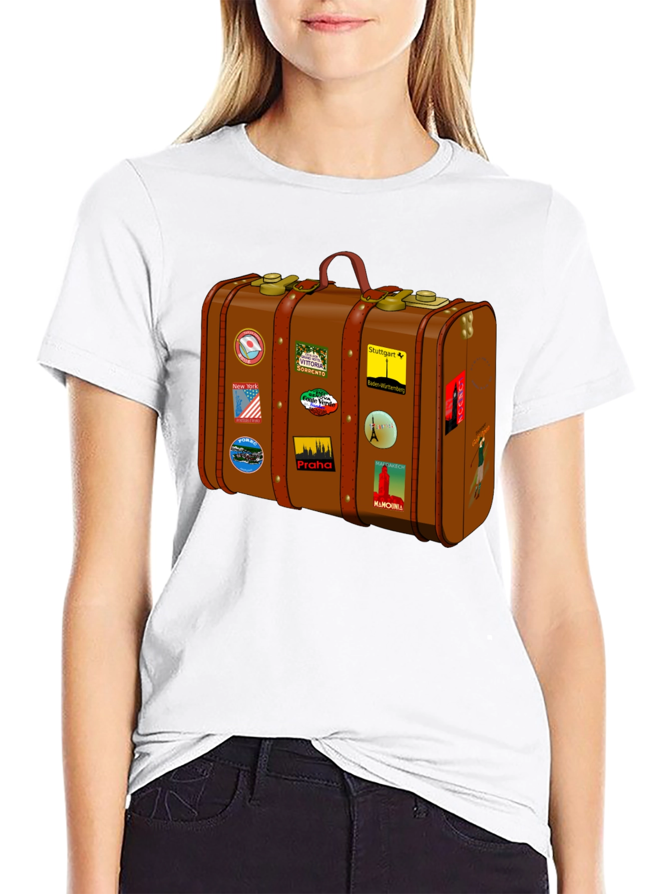 Suitcase Travel T-Shirt