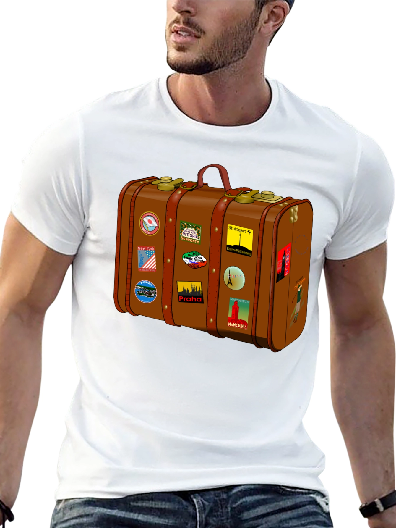 Suitcase Travel T-Shirt