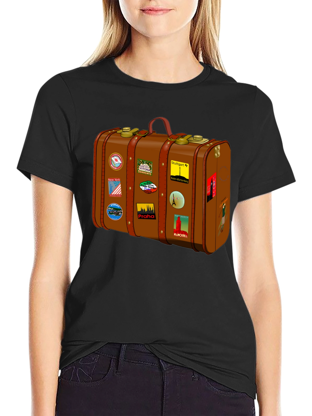 Suitcase Travel T-Shirt