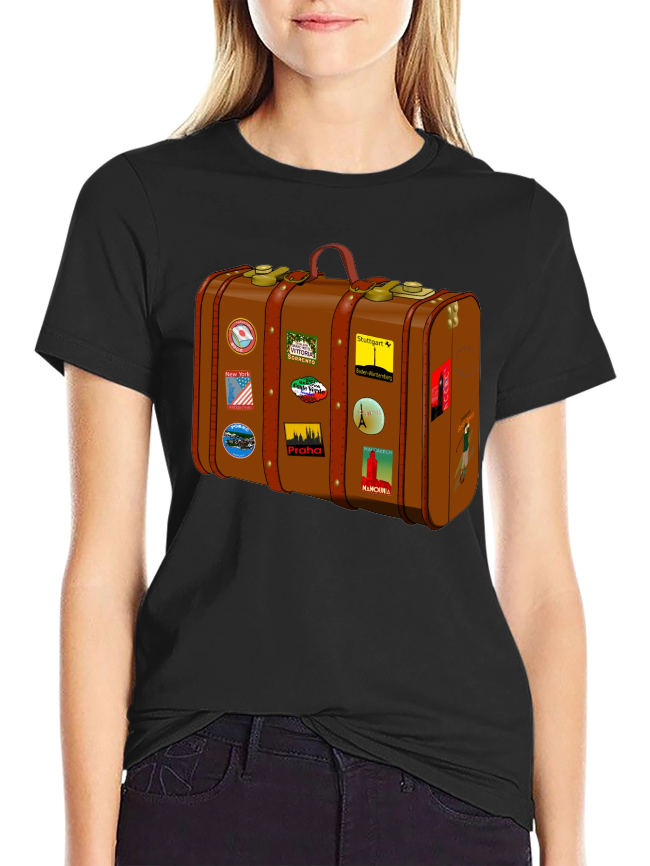 Suitcase Travel T-Shirt