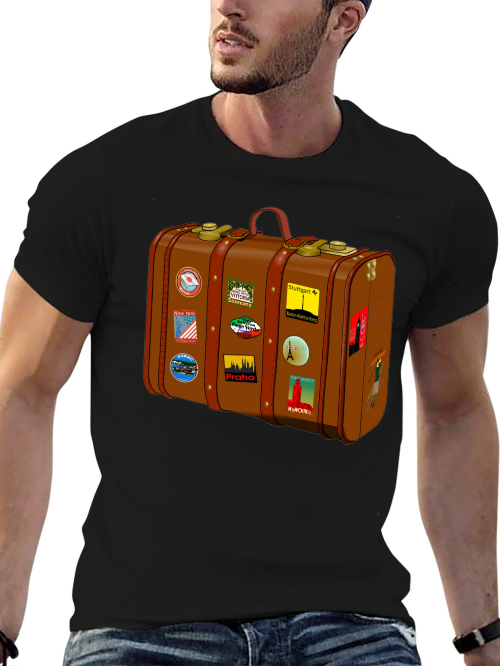Suitcase Travel T-Shirt