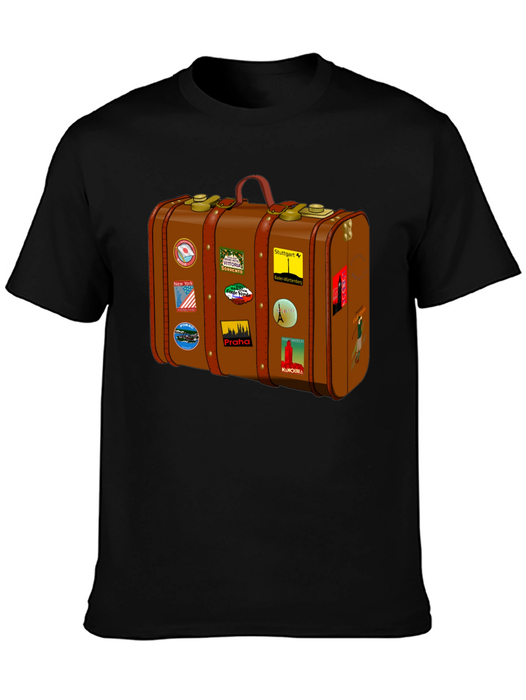 Suitcase Travel T-Shirt