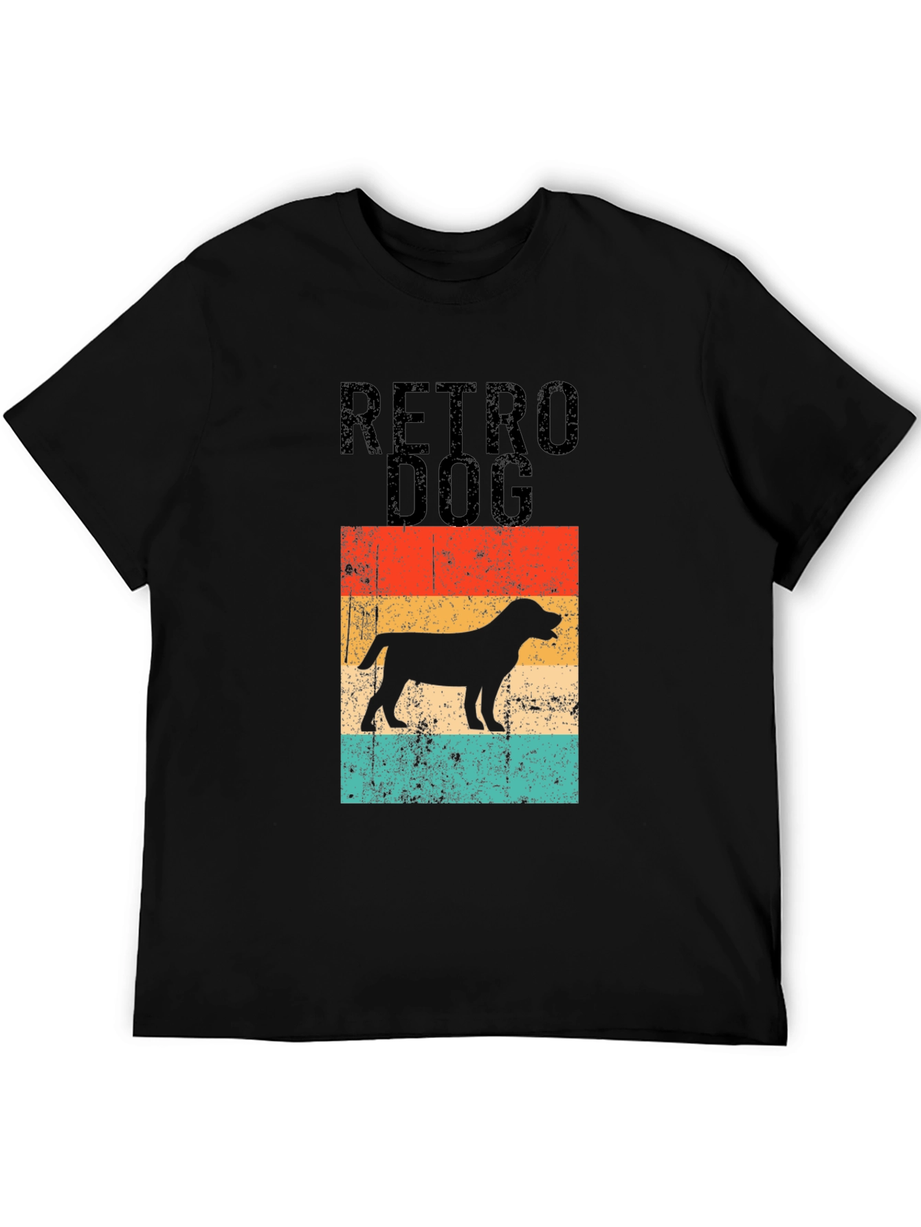 Retro Dog Graphic T-Shirt - Stylish Pet Lover Tee