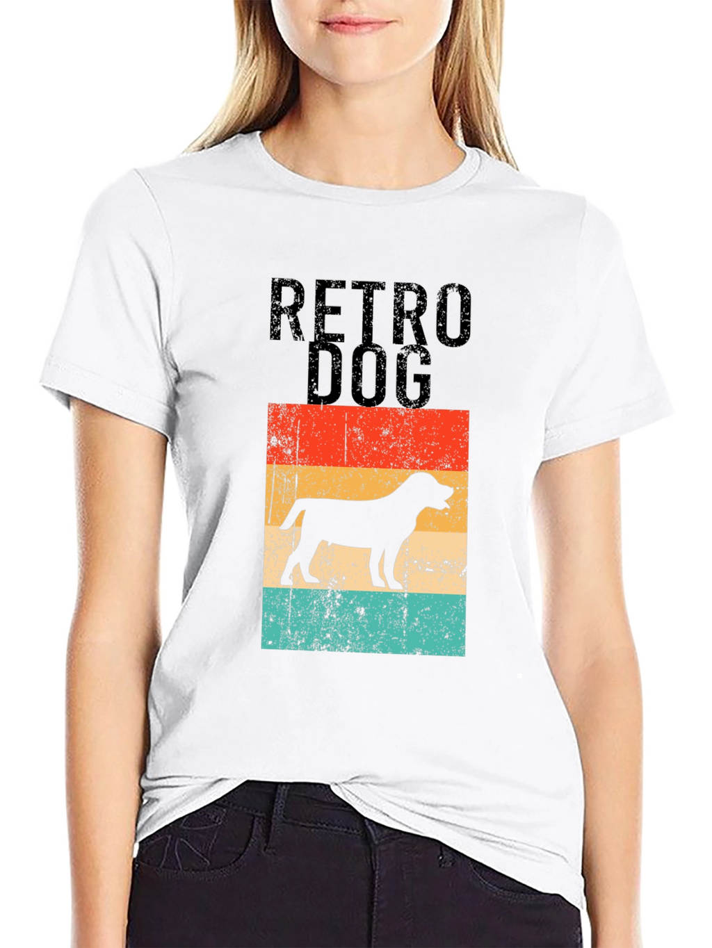 Retro Dog Graphic T-Shirt - Stylish Pet Lover Tee