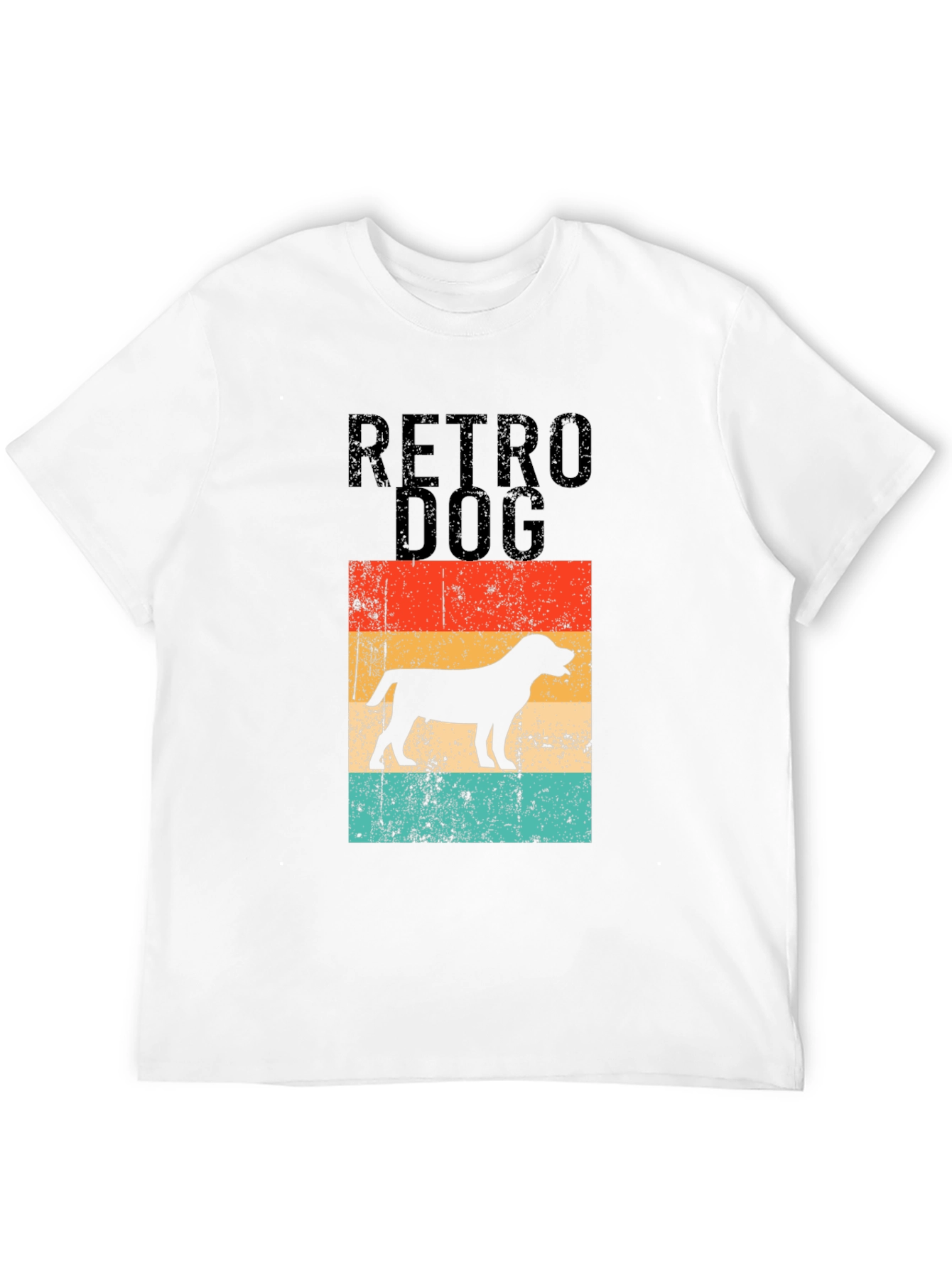 Retro Dog Graphic T-Shirt - Stylish Pet Lover Tee