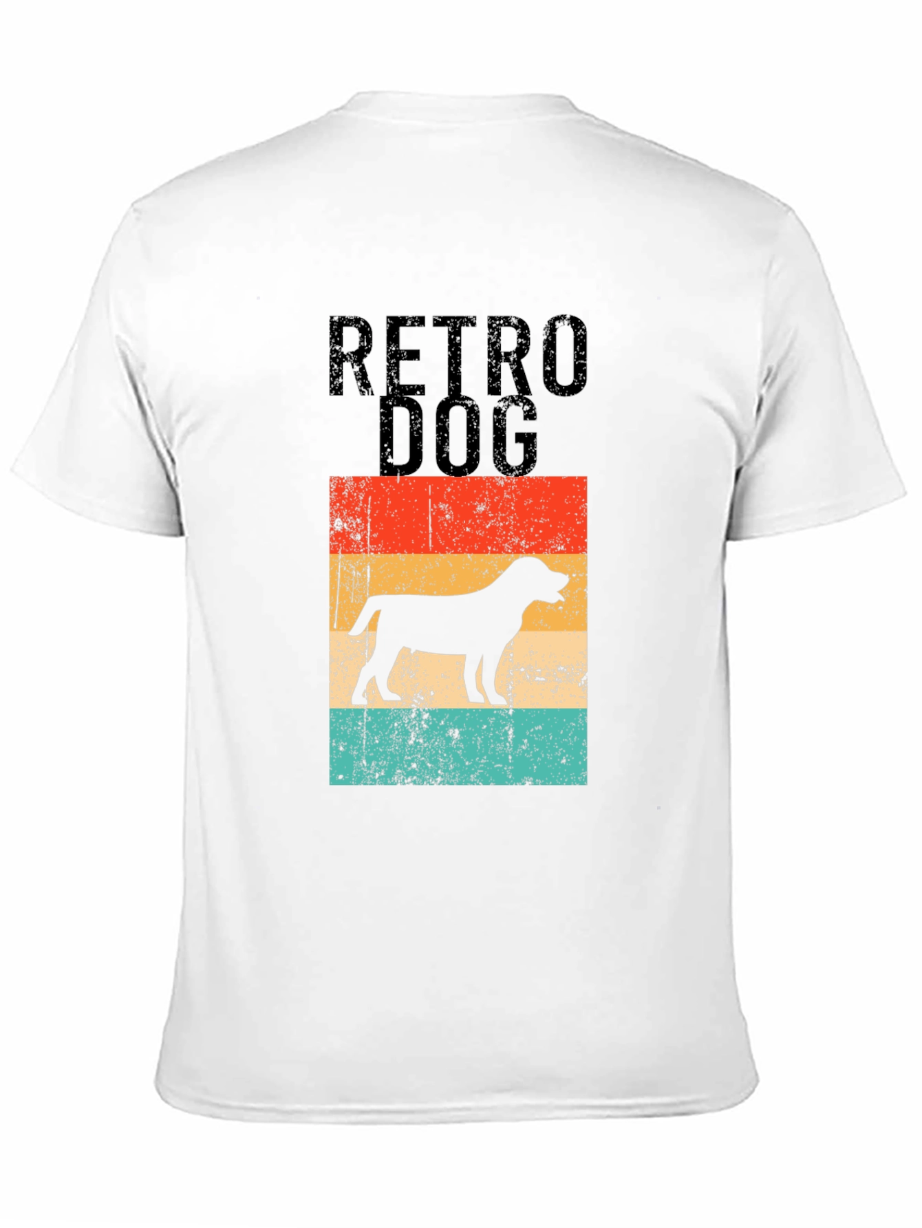 Retro Dog Graphic T-Shirt - Stylish Pet Lover Tee