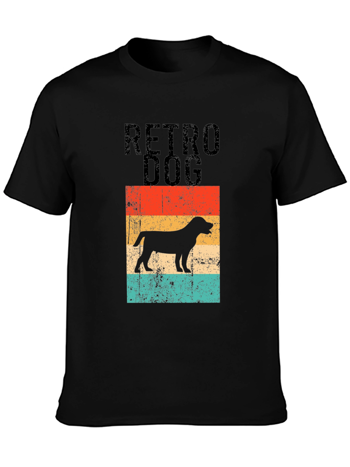 Retro Dog Graphic T-Shirt - Stylish Pet Lover Tee