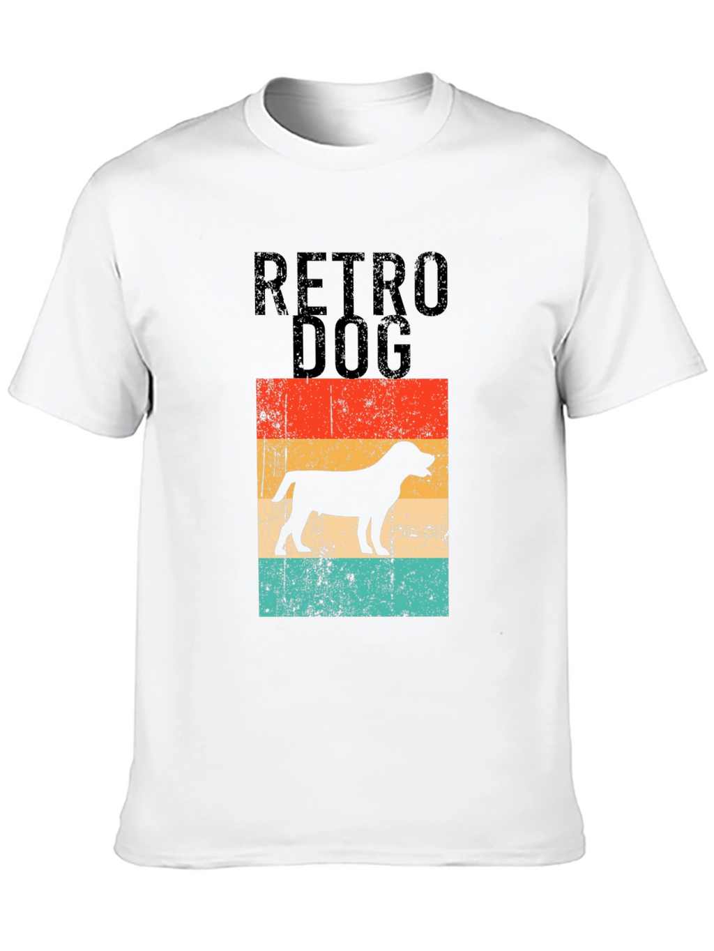 Retro Dog Graphic T-Shirt - Stylish Pet Lover Tee