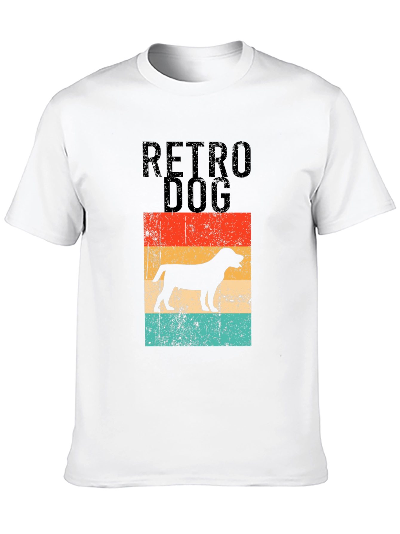 Retro Dog Graphic T-Shirt - Stylish Pet Lover Tee