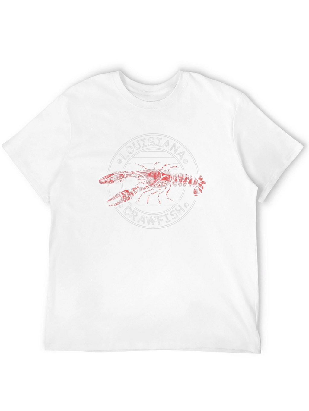 Louisiana Crawfish Graphic Tee - Black Cotton T-Shirt