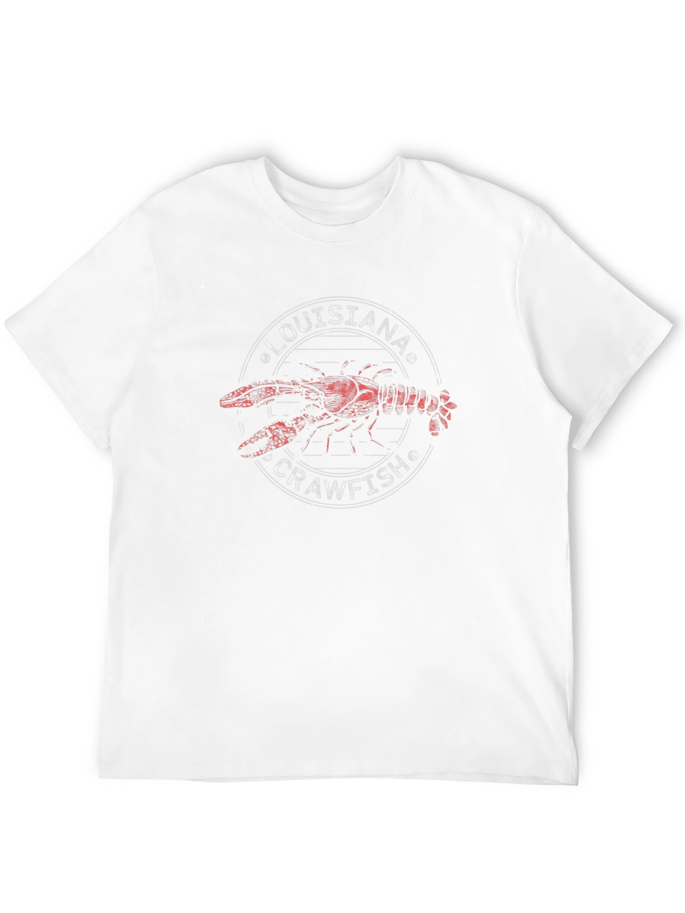Louisiana Crawfish Graphic Tee - Black Cotton T-Shirt