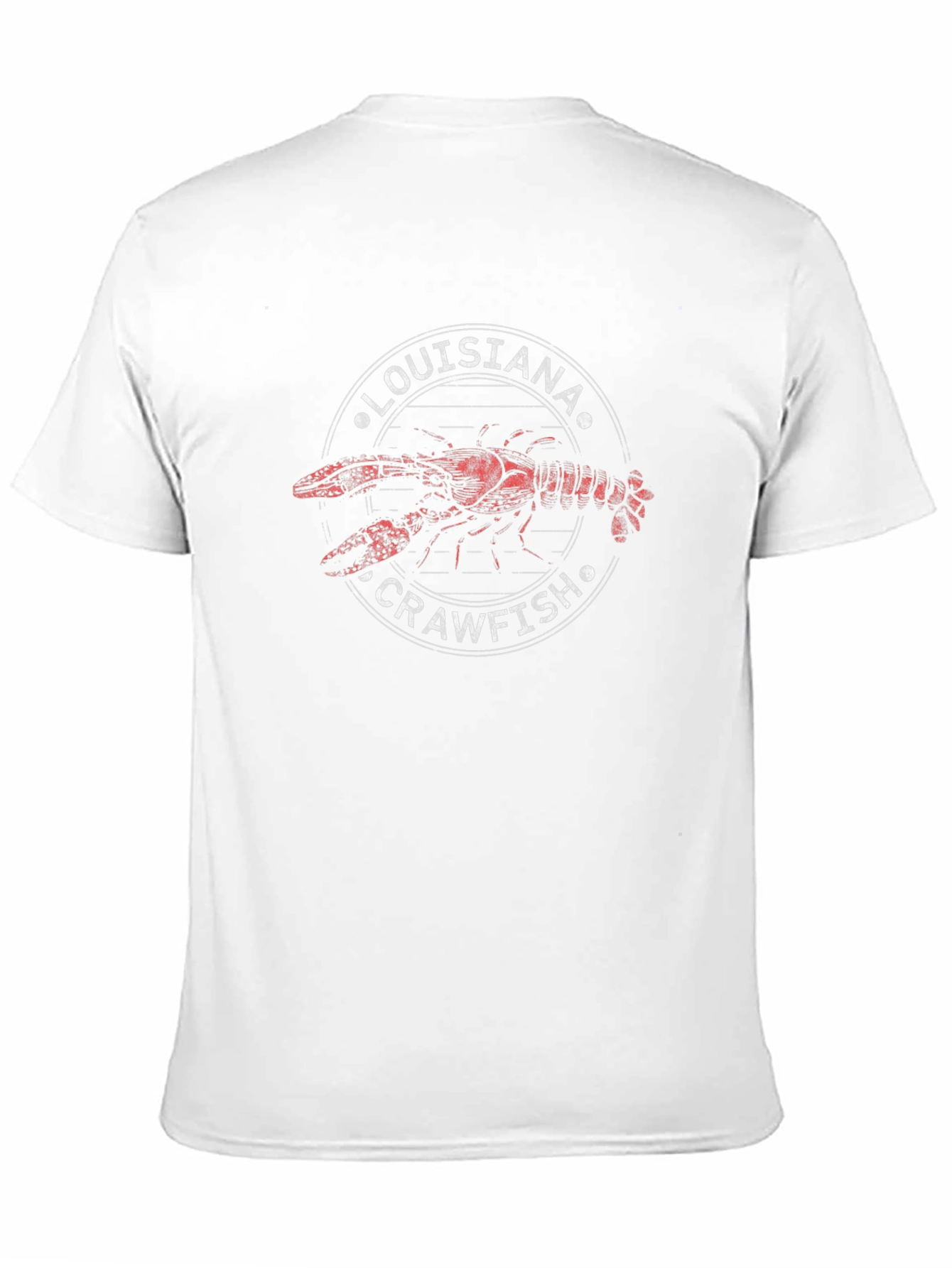 Louisiana Crawfish Graphic Tee - Black Cotton T-Shirt