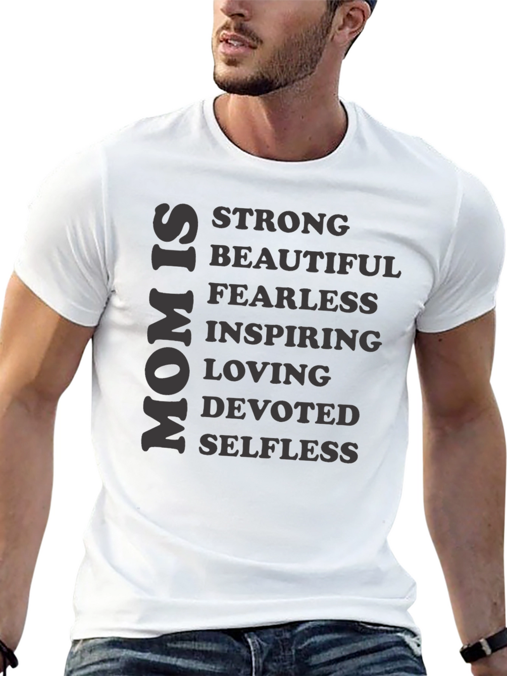 Mom Is Strong Graphic T-Shirt