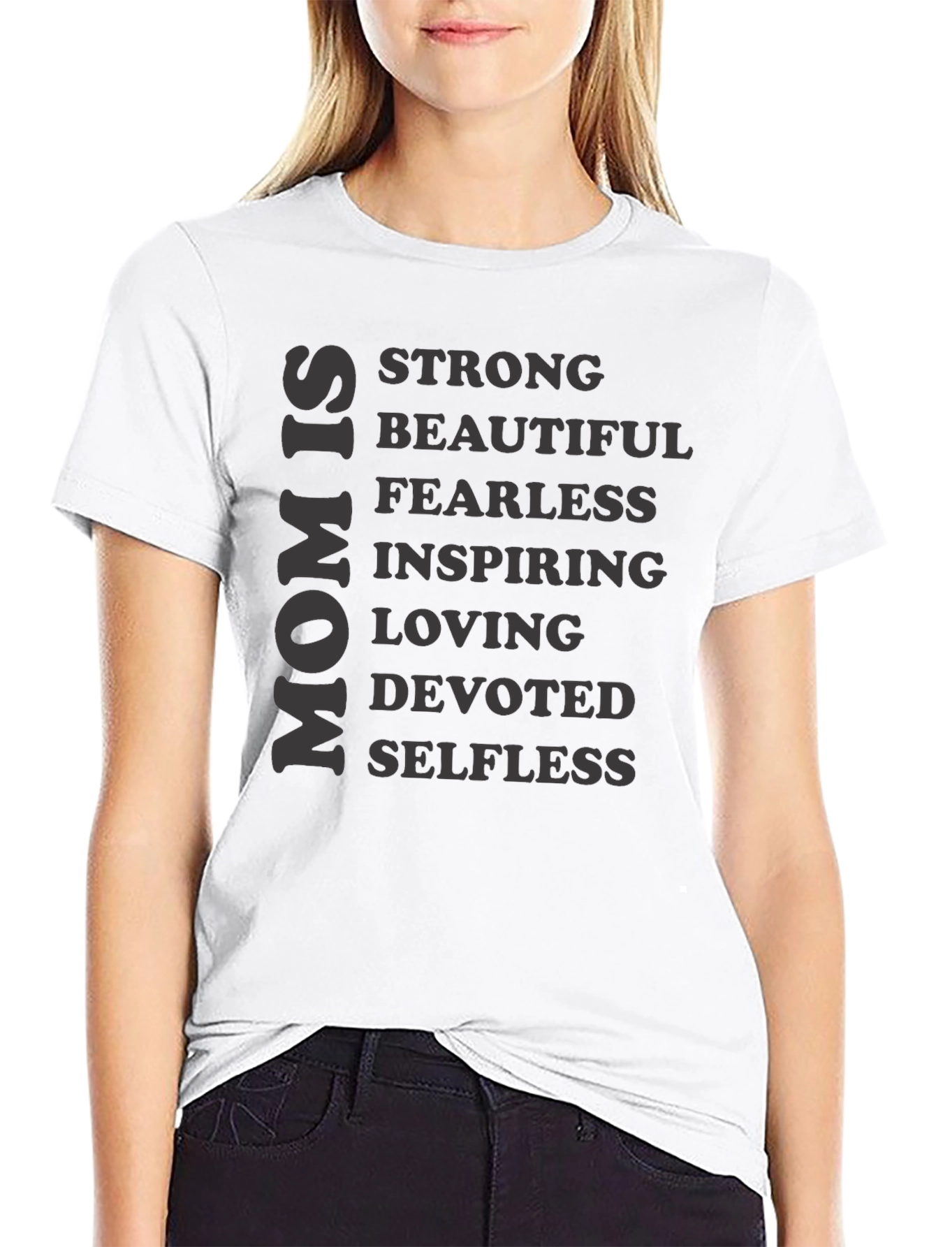Mom Is Strong Graphic T-Shirt
