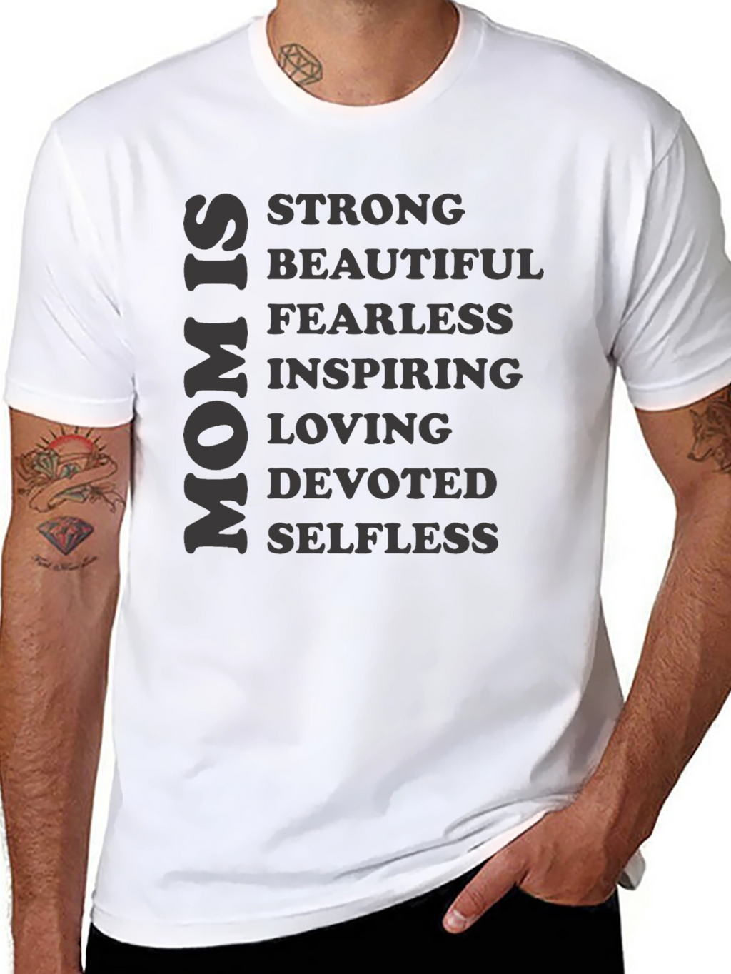 Mom Is Strong Graphic T-Shirt