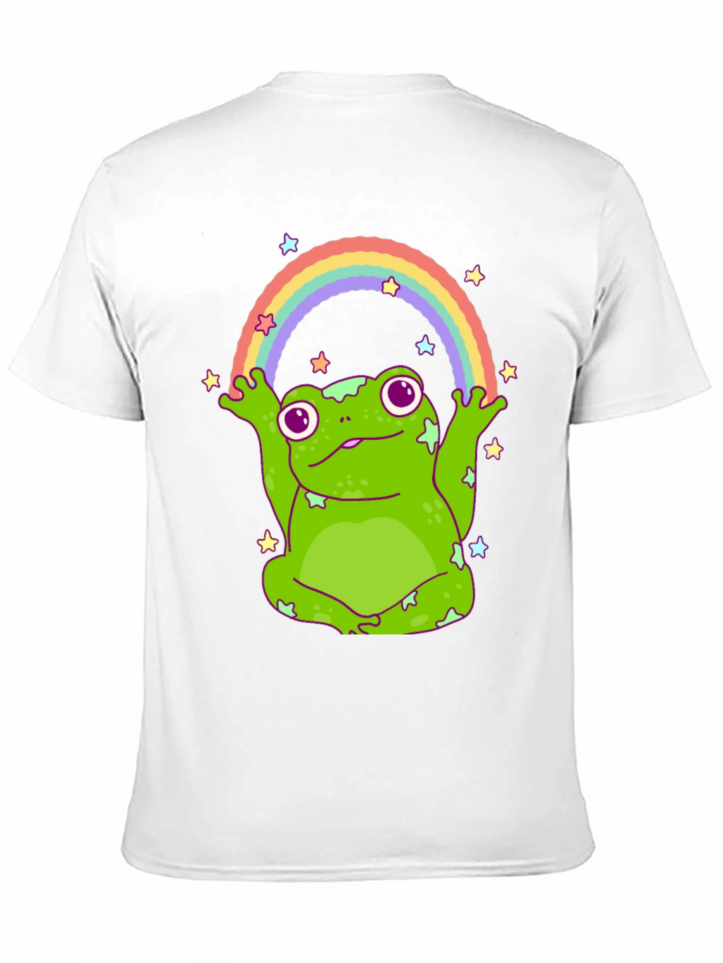 Rainbow Frog T-Shirt - Cute Graphic Tee