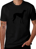 Black Dog Silhouette T-Shirt