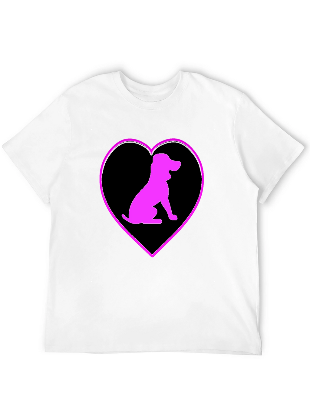 Dog Lovers Heart Tee - Stylish Graphic T-Shirt