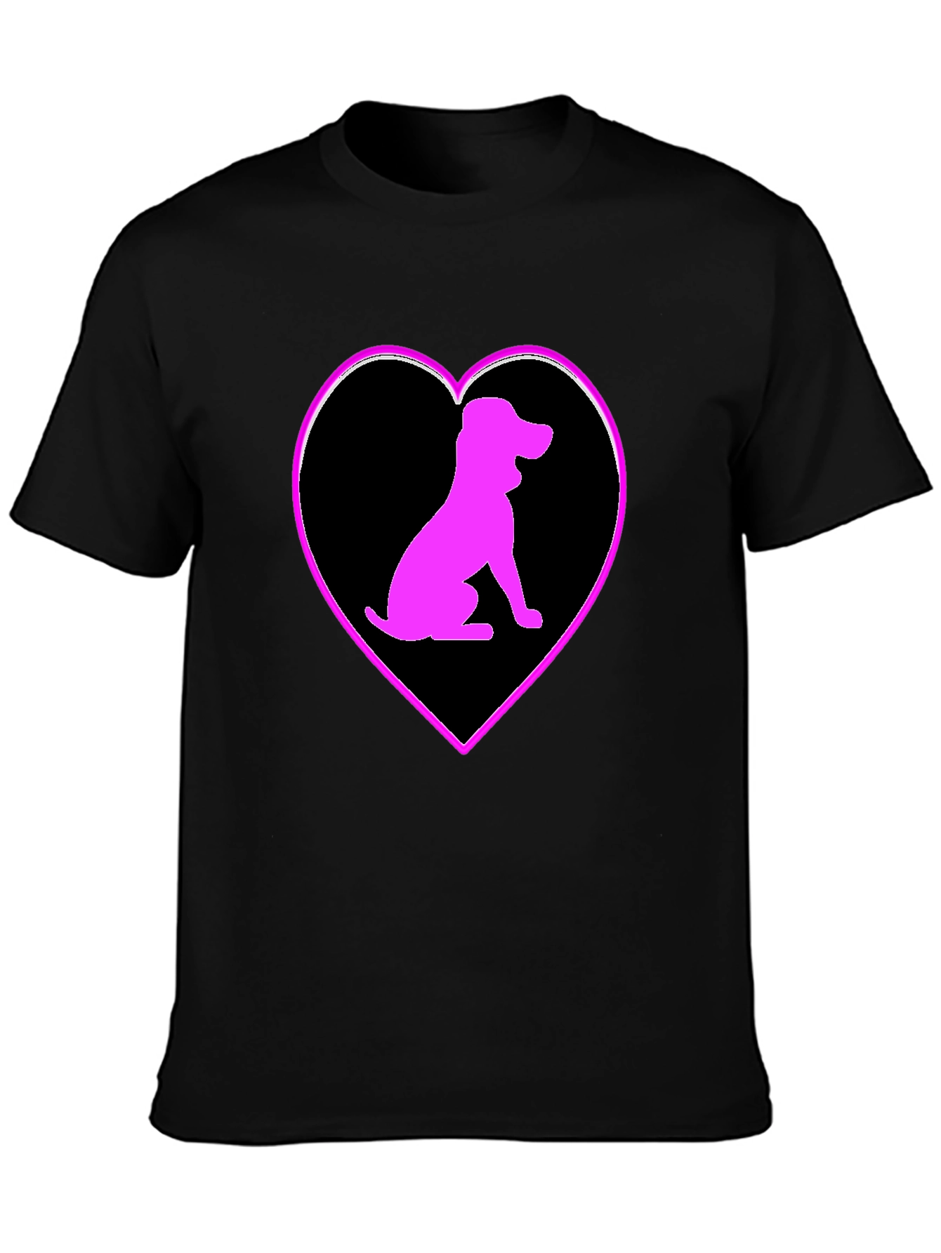 Dog Lovers Heart Tee - Stylish Graphic T-Shirt