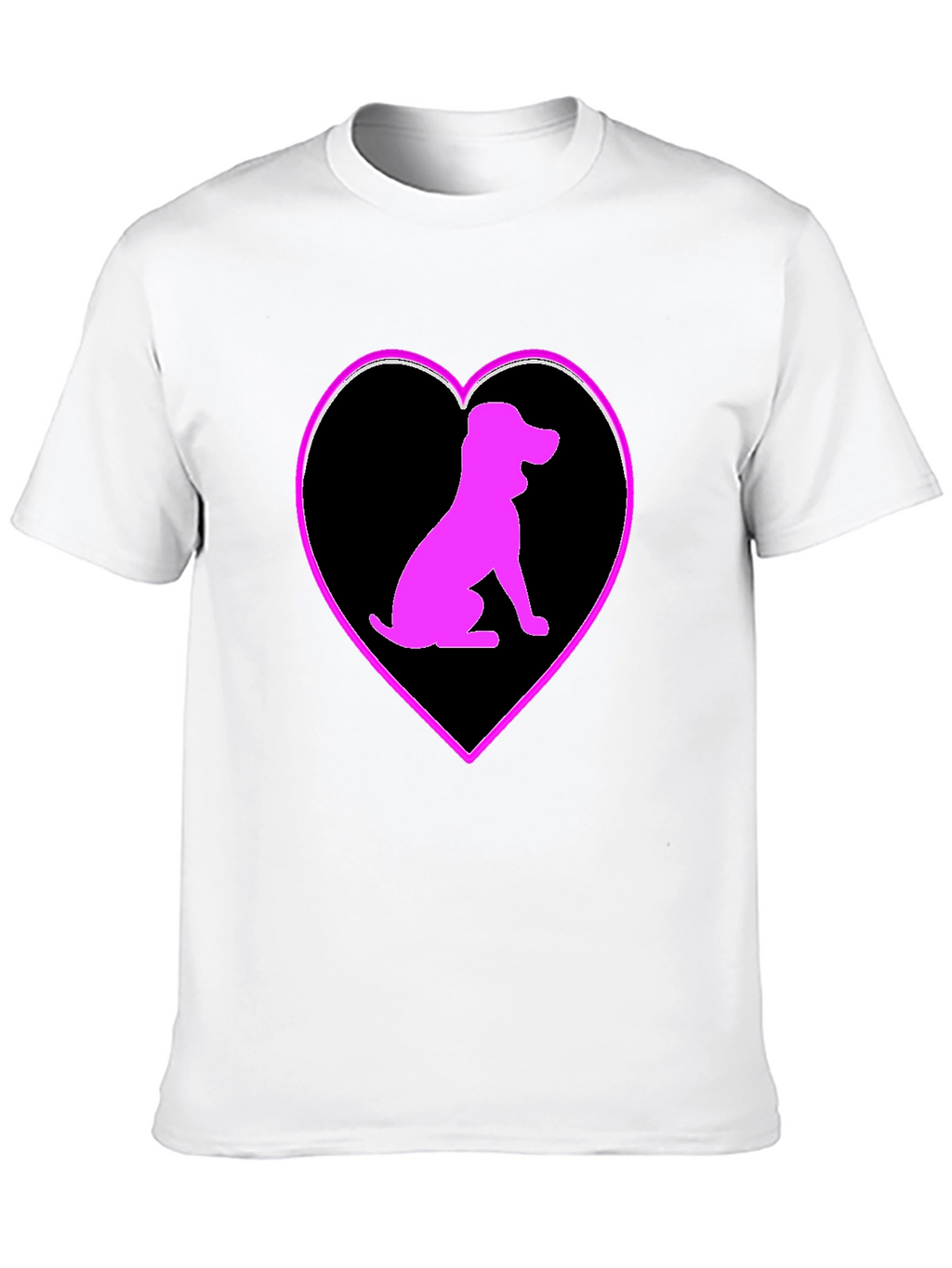 Dog Lovers Heart Tee - Stylish Graphic T-Shirt