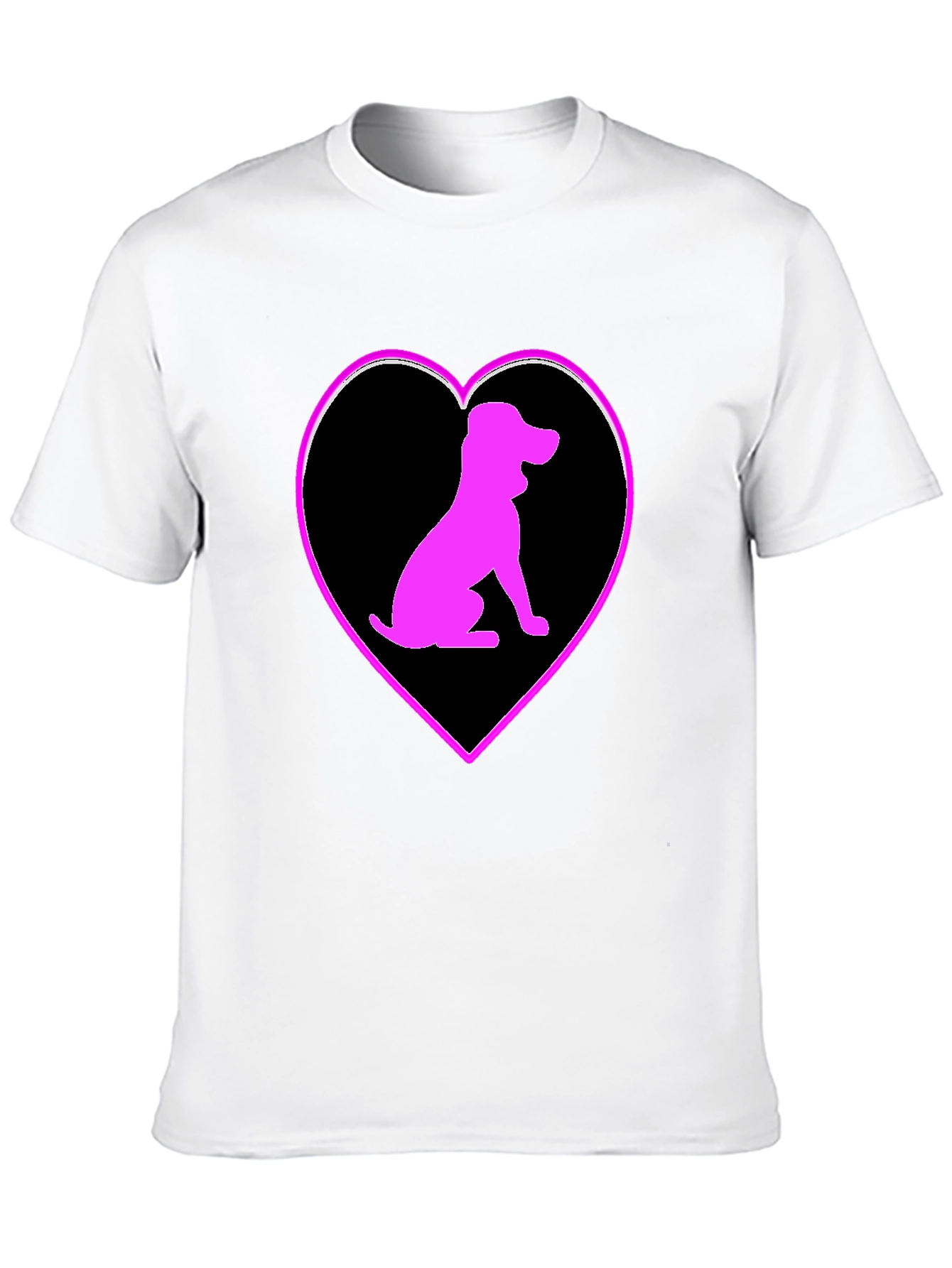 Dog Lovers Heart Tee - Stylish Graphic T-Shirt