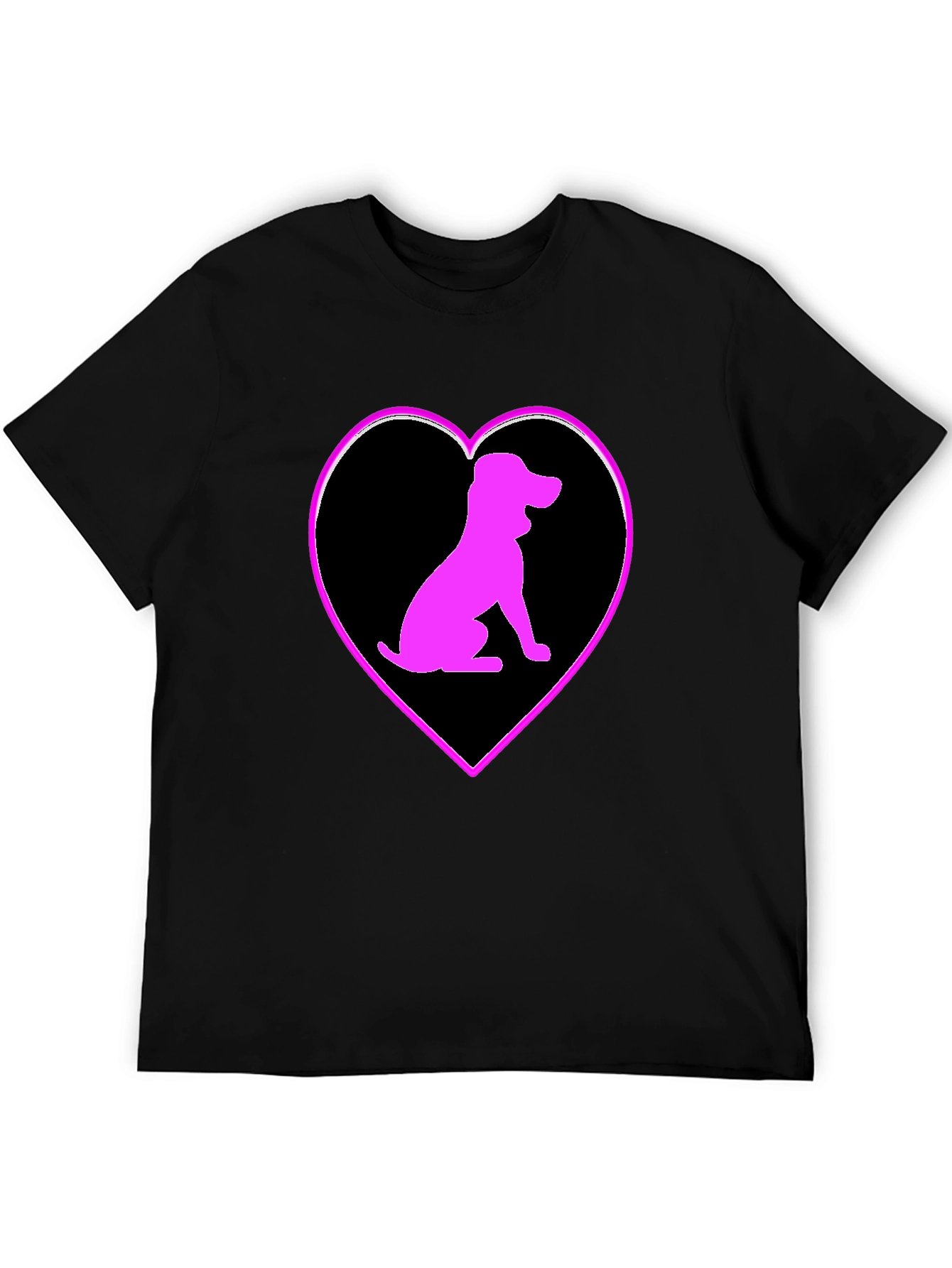 Dog Lovers Heart Tee - Stylish Graphic T-Shirt