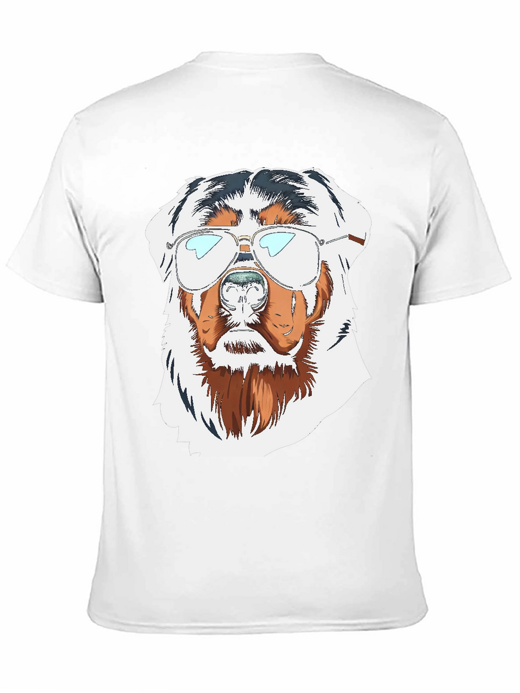 Cool Dog Graphic Tee - Black Cotton T-Shirt