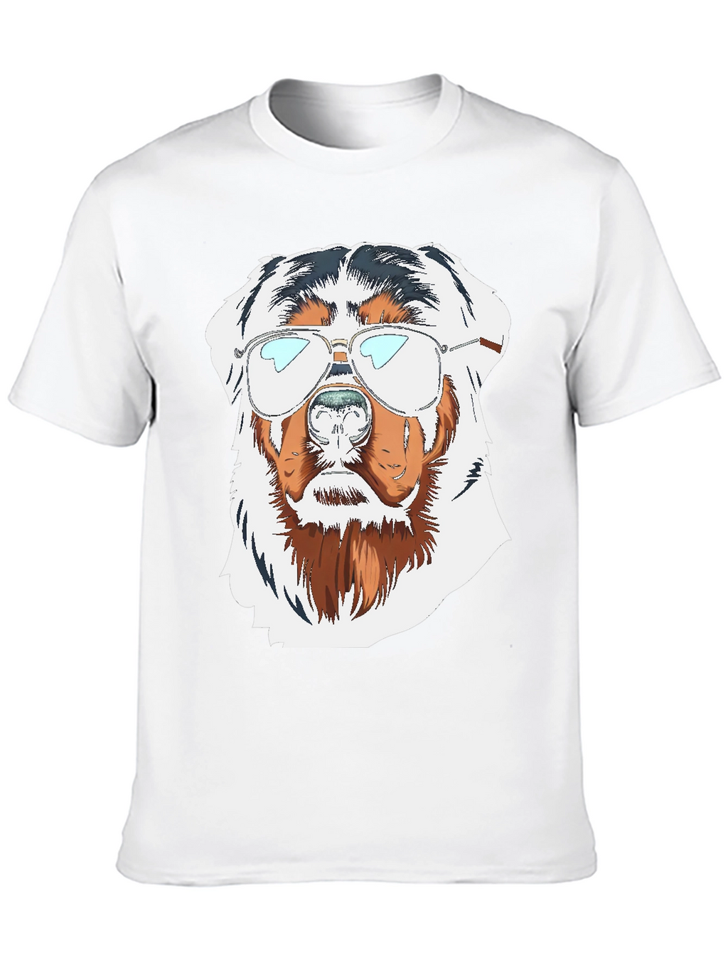 Cool Dog Graphic Tee - Black Cotton T-Shirt