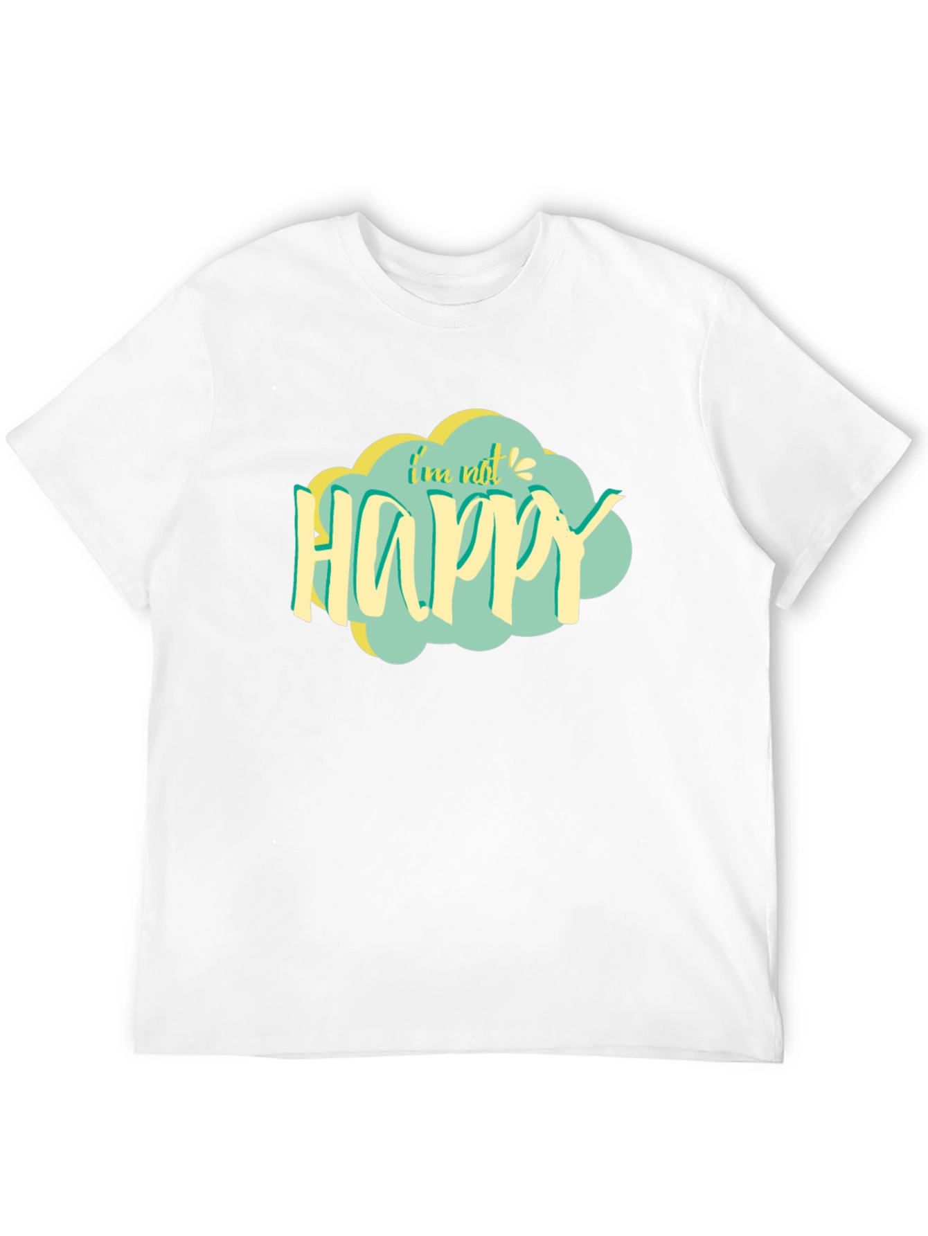 Im Not Happy Graphic Tee - Unisex Black T-Shirt