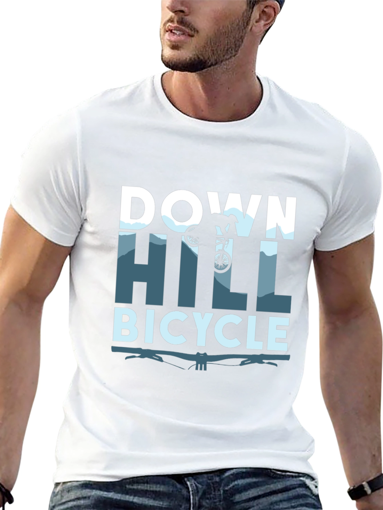 Downhill Bicycle T-Shirt - Mountain Biking Apparel