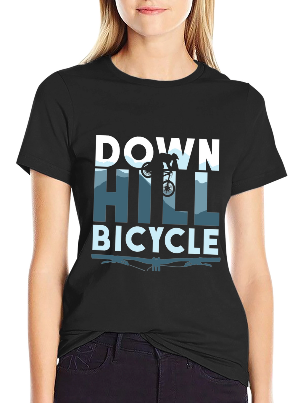 Downhill Bicycle T-Shirt - Mountain Biking Apparel