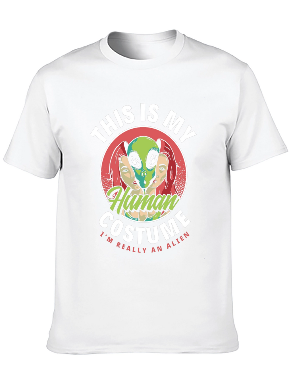 This Is My Human Costume Alien Graphic T-Shirt