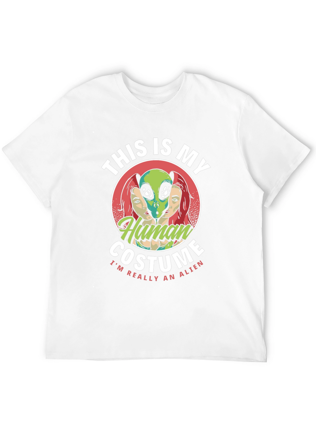 This Is My Human Costume Alien Graphic T-Shirt