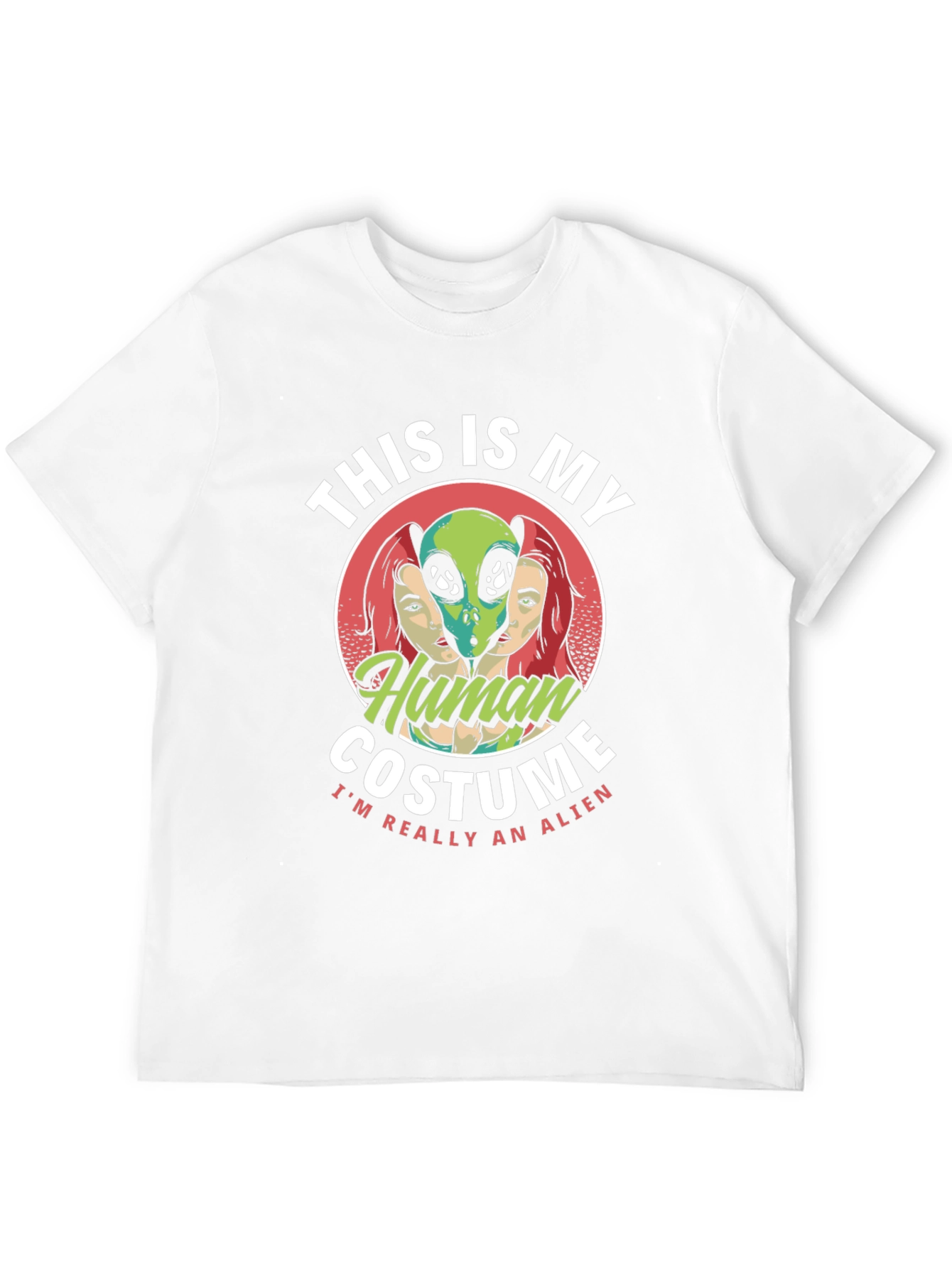 This Is My Human Costume Alien Graphic T-Shirt