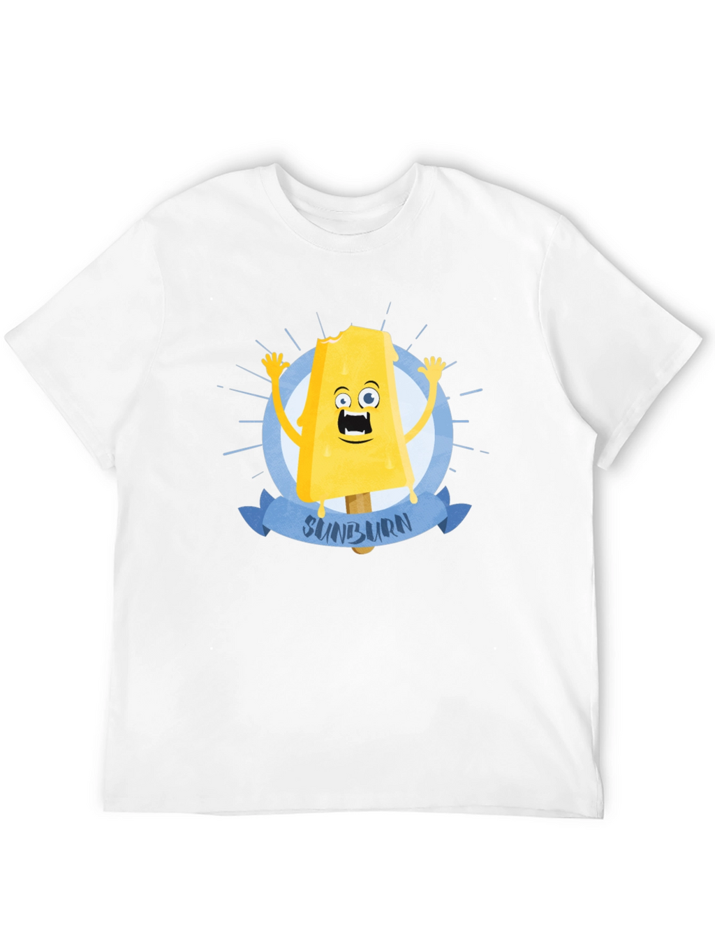 Sunburn Ice Cream T-Shirt - Funny Summer Graphic Tee